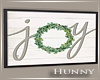 H. Christmas Joy Framed