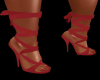 Red Stappy Heels