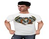 Harley Winged Tee- White