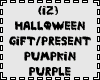 (IZ) Gift Pumpkin Purple