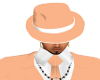 Mafia Peach&White Hat