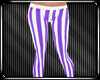 Purple & White Pants