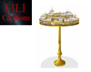 Gold Candle Table