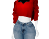B Bat Red Full Outfit