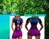 la robe matierre coloré