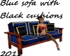 Blue with blk sofa 2012