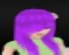 purple emo hair