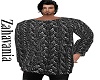 𝓩- Black Knit Sweater