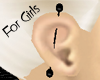 Black Rgt Ear Piercing