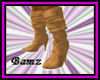 [bamz] tan baggy boots