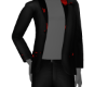 sexy red hearts suit/M