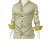 Khaki Male Shirt Slim