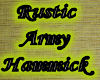 Rustic Army Hammick