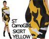 ST CamoGIRL SKIRT YELLOW