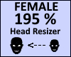 Head Scaler 195% Female