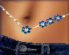 Belly Chain Blu Diamonds