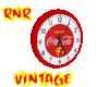 ~RnR~COCA-COLA WALLCLOCK