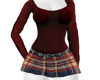 *B* Red Plaid
