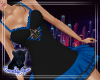 QSJ-Ayumi Dress Bla/Blue