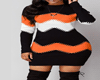 Cold Orange Long Dress