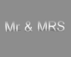 Mr & Mrs Floor Sign
