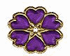 SM Purple Flower Bow