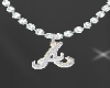AS Necklace Letter A