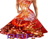 PBF*Red Print Dress