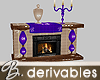 *B* Gothic Fireplace