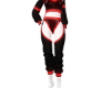 Neon Red Rave Babe