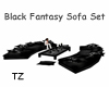 TZ Black Fantasy Sofa
