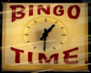 Bingo Time Clock Poster