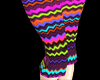 Rainbow Zigzag Skirt-Plm