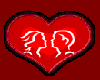valentine heart 2 heads