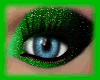 Glitter Green Make Up