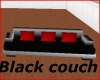 4 seat black couch