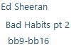 Ed Sheeran-Bad Habits 2
