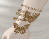 Gold Butterflies bracele
