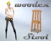 [Her] Wooden Stool