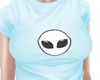 |T-shirt Blue+Alien|