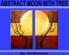 ABSTRACT MOON WITH TREES