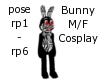 A crazy bunny outfit