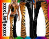 [L]TigerSkin Flare Jeans