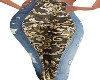 Gold Brocade Jeans