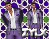 Uomo Firenze Purple Suit