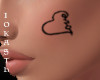 IO-Love Face Tattoo
