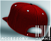 M! Tilted Snapback - Red