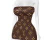 Justi* LV* Brown Dress