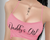 [A]Daddy's Girl pink top