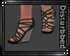 ! Skull Wedge Sandals